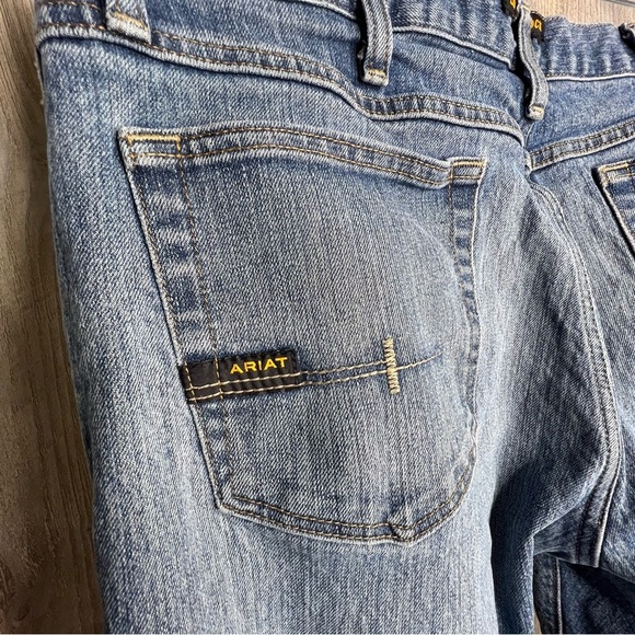 Ariat Rebar M4 Relaxed Boot Cut Jeans - Picture 6 of 7